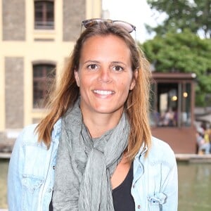 Exclusif - Laure Manaudou - 2ème édition de l'Open Swin Stars "Paris à la nage" au bassin de la Villette à Paris. Le 2 juillet 2016.