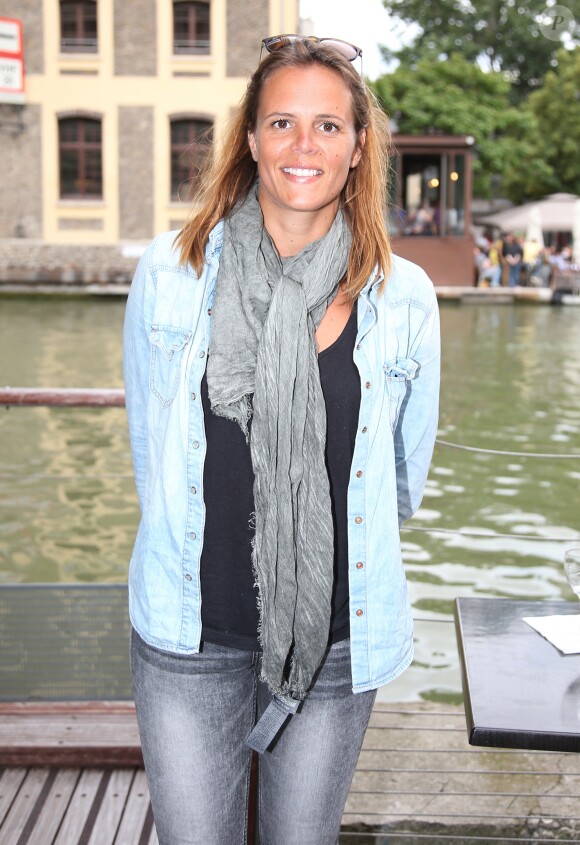 Exclusif - Laure Manaudou - 2ème édition de l'Open Swin Stars "Paris à la nage" au bassin de la Villette à Paris. Le 2 juillet 2016.
