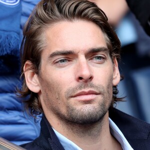 Camille Lacourt - People au match de football entre le Psg et Bordeaux au Parc des Princes à Paris le 1er octobre 2016.