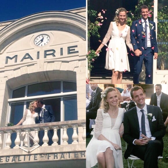 Paul-Henri Mathieu et sa compagne Quiterie, rescapée du cancer, se sont mariés le week-end du 10 septembre 2016 à Bourron-Marlotte en Seine-et-Marne. Photo Instagram.