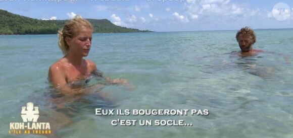 Ludivine et Bruno - "Koh-Lanta, L'île au trésor", le 25 novembre 2016 sur TF1.