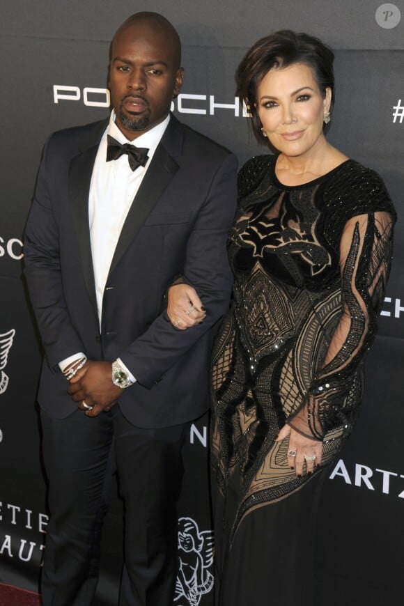 25 ans d'écart : Corey Gamble et sa compagne Kris Jenner lors du Gala 2016 "Angel Ball hosted by Gabrielle's Angel Foundation for Cancer Research", qui honore, entre autres, Robert Kardashian, à New York, le 21 novembre 2016.