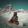 Shy'm en vacances au ski début décembre 2016, à Zermatt en Suisse.