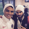 Jesé Rodriguez pose avec Thiago Silva, son co-équipier du PSG. Photo postée sur Instagram en octobre 2016.