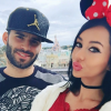 Jésé Rodriguez et sa compagne actuelle Aurah Ruiz à Disneyland Paris. Photo publiée sur Instagram en décembre 2016.