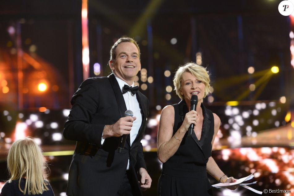 Garou et Sophie Davant - 29ème édition du Téléthon 2015 à ...