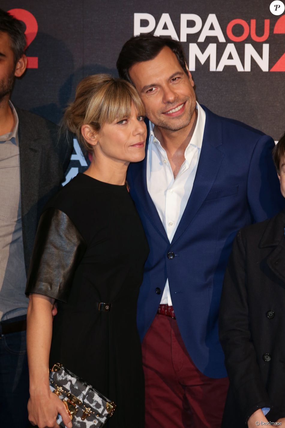 Laurent Lafitte Et Marina Fois En Couple Marina Foïs et Laurent Lafitte lors de l'avant-première du film Papa ou