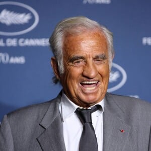 Jean-Paul Belmondo - Soirée à l'occasion des 70 ans du tout premier festival de Cannes à l'école des Beaux Arts à Paris, le 20 Septembre 2016. © Dominique Jacovides/Bestimage