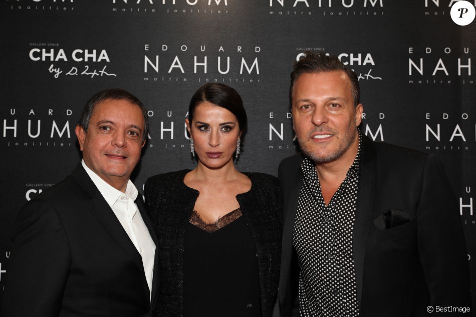 Edouard Nahum, Charlotte Lena-Souki et Jean Roch à la soirée de ...