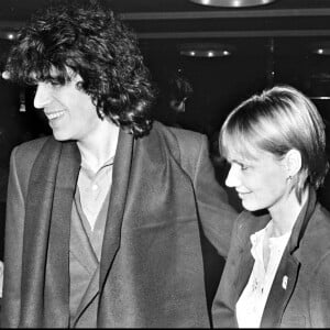 Julien Clerc et Miou-Miou à Paris en janvier 1980.