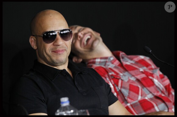 Vin Diesel et Paul Walker à Marseille en avril 2011.