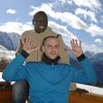 Omar et Fred à l'Alpe d'Huez en 2007