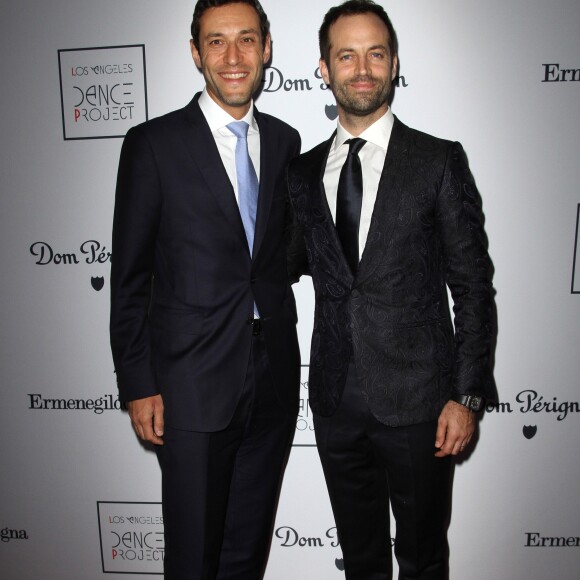 Alain Bernard et Benjamin Millepied à la soirée annuelle Dance Project au Ace Hotel DTLA à Los Angeles, le 10 décembre 2016 © AdMedia via Zuma/Bestimage