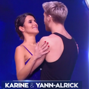 Karine Ferri, Yann-Alrick Morteuil, Camille Lou et Grégoire Lyonnet - demi-finale de "Danse avec les stars 7", samedi 10 décembre 2016, sur TF1