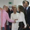 La reine Letizia et le roi Felipe VI d'Espagne célébraient le 12 décembre 2016 le 40e anniversaire du groupe de presse Zeta à Madrid.