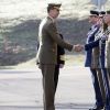 Le roi Felipe VI d'Espagne et María Dolores de Cospedal, ministre de la défense, visitent la base militaire de Retamares le 7 décembre 2016.