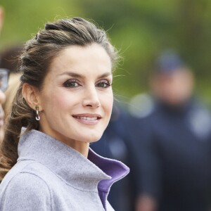 La reine Letizia d'Espagne à l'Assemblée Nationale au palais de Sao Bento à Lisbonne lors d'une visite officielle au Portugal. Le 30 novembre 2016 © Jack Abuin / Zuma Press / Bestimage