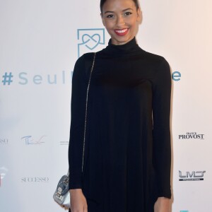 Flora Coquerel (Miss France 2014) à la Soirée de présentation du clip du collectif "Seul Ensemble" au profit de la Maison des parents de l'hôpital Margency au Cirque Phénix de Paris le 12 décembre 2016. © Giancarlo Gorassini / Bestimage