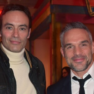 Anthony Delon et Philippe Bas à la Soirée de présentation du clip du collectif "Seul Ensemble" au profit de la Maison des parents de l'hôpital Margency au Cirque Phénix de Paris le 12 décembre 2016. © Giancarlo Gorassini / Bestimage