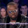 Maître Gims sur le plateau de l'émission "On n'est pas couché" diffusée le 10 décembre 2016