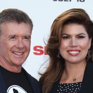 Alan Thicke, Tanya Callau - Première de « Sex tape » au théâtre « The Regency Village » à Westwood, le 10 juillet 2014