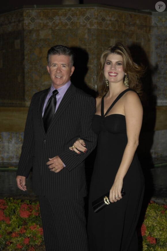 Alan Thicke et sa femme Tanya Callau au gala de tennis Chris Evert/Raymond James Pro-Celebrity en Floride le 4 novembre 2006