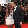 Samuel Le Bihan et sa compagne Daniela - Montée des marches du film "Amour" lors du 65ème festival de Cannes, le 20 mai 2012.