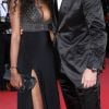 Samuel Le Bihan et sa compagne Daniela Beye - Montée des marches du film "Inside Out" (Vice-Versa) lors du 68 ème Festival International du Film de Cannes, à Cannes le 18 mai 2015.