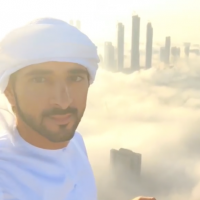 Hamdan, prince héritier de Dubai: Au-delà des nuages, il offre des images folles