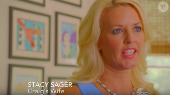 Stacy, l'épouse de Craig Sager, dans le documentaire dédié à son mari lors des ESPY Awards 2016. Craig Sager en juillet 2016 lors de la cérémonie des ESPY Awards à Los Angeles, où il a reçu le Jimmy V Perseverance Award en reconnaissance de son combat contre le cancer, en présence de son épouse Stacy. En décembre de la même année, il a succombé à sa leucémie, à 65 ans.