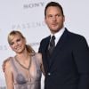 Anna Faris et son mari Chris Pratt à la première de Passengers au théâtre The Regency Village à Westwood, le 14 décembre 2016