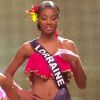 Miss Lorraine : Justine Kamara - Les cinq finalistes. Concours Miss France 2017. Sur TF1, le 17 décembre 2016. 
