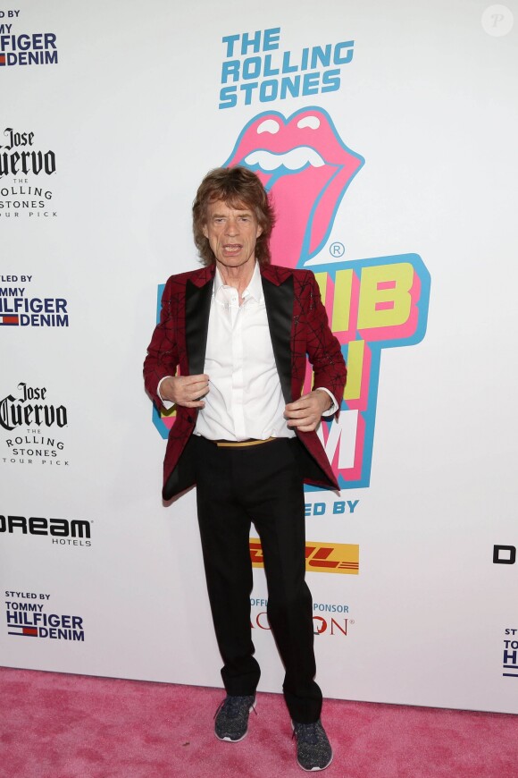 Mick Jagger - Ouverture de l'exposition "Rolling Stones Exhibitionism" à l'Industria Superstudio à New York le 15 novembre 2016.