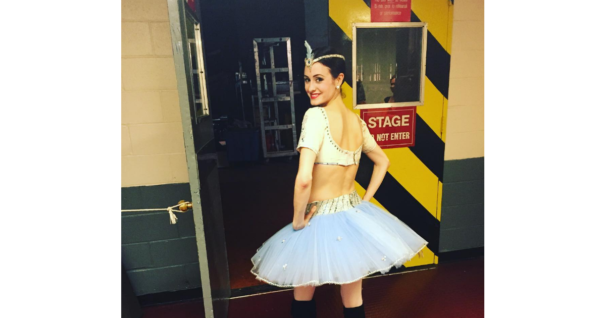 Melanie Hamrick, ballerine américaine sur Instagram. La jeune femme de