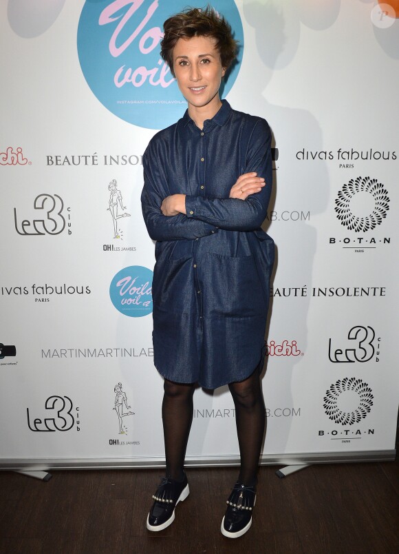 Exclusif - Noémie Caillault lors de la soirée de lancement de la série ''Voilà Voilà'' dans un nouvel établissement parisien, "le 3 Club" à Paris, le 8 décembre 2016. © Veeren/Bestimage
