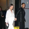 Chrissy Teigen et son mari John Legend se promènent dans les rues de New York, le 7 décembre 2016.