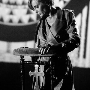 Patricia Kaas chante Piaf a l'Olympia a Paris le 26 septembre 2013.