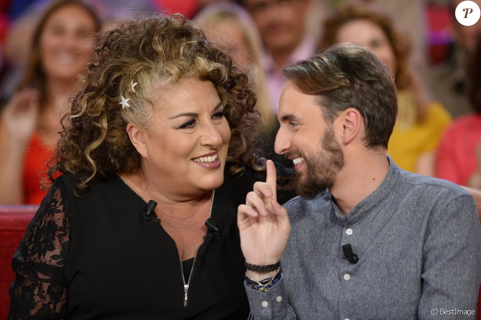 Chanteur Christophe Willem En Couple Marianne James et Christophe Willem - Enregistrement de l'émission