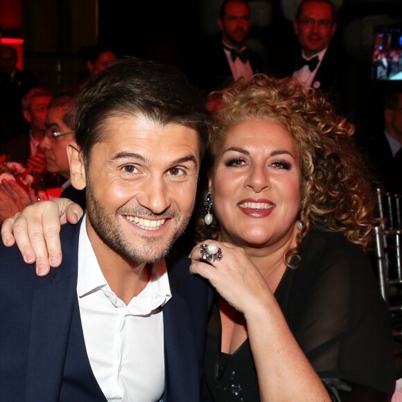 Christophe Beaugrand, Marianne James - Dîner LINK pour AIDES 2015 à l'Espace Vendôme à Paris le 7 décembre 2015.