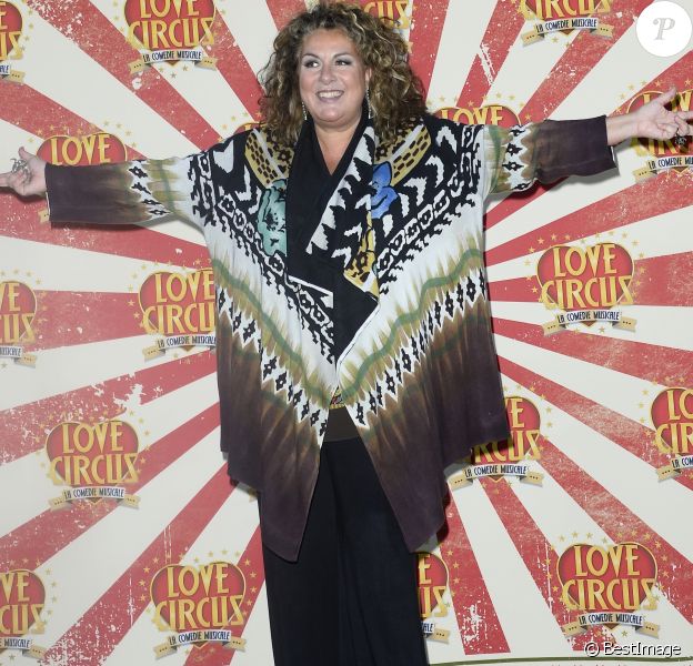 Marianne James - Générale de la comédie musicale "Love Circus" au théâtre des Folies Bergère à Paris, le 28 octobre 2014.