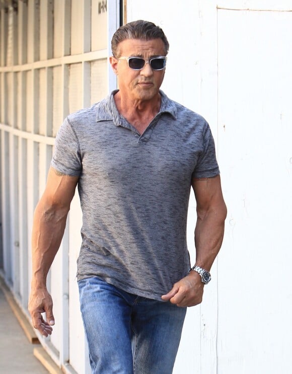 Sylvester Stallone se promène à Beverly Hills. Los Angeles, le 6 octobre 2016.