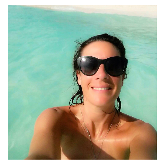 Eve Angeli en vacances au Mexique. Photo publiée sur Twitter, le 20 décembre 2016
