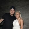Blac Chyna et son fiancé Rob Kardashian à Miami, le 11 mai 2016.