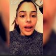 Coralie Porrovecchio fait une séance de micro-pigmentation des lèvres, Snapchat, décembre 2016