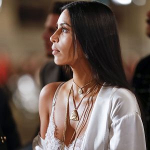 Kim Kardashian au défilé de mode "Givenchy", collection prêt-à-porter Printemps-Eté 2017 lors de la Fashion Week de Paris, France, le 2 October 2016.