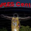 Le Staples Center honore la fin de carrière professionnelle de Kobe Bryant. Los Angeles, le 13 avril 2016.