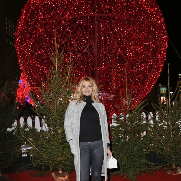 Ingrid Chauvin à l'Inauguration du marché de Noël de l'Esplanade de La Défense le 24 novembre 2016. © Philippe Doignon/Bestimage