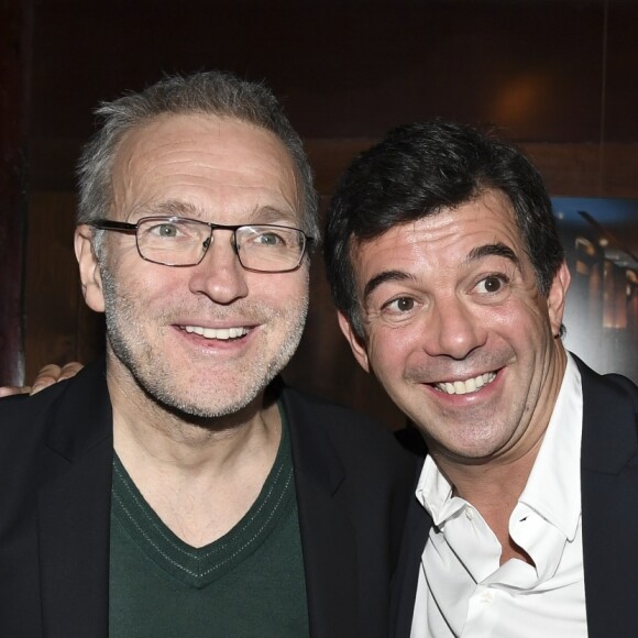 Semi-exclusif - Laurent Ruquier et Stéphane Plaza - Stéphane Plaza reçoit ses amis pour le lancement de son livre "Net Vendeur" (éditions Cherche Midi) au Buddha Bar à Paris, France, le 9 novembre 2016. © Pierre Perusseau/Bestimage