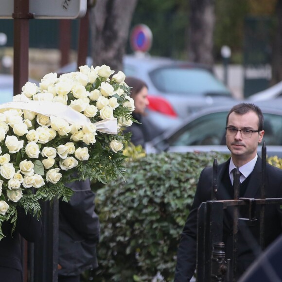Obsèques de Michèle Morgan en l'église Saint-Pierre de Neuilly-sur-Seine, le 23 décembre 2016.
