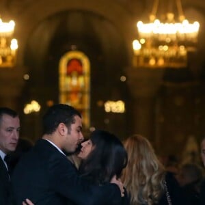 Obsèques de Michèle Morgan en l'église Saint-Pierre de Neuilly-sur-Seine, le 23 décembre 2016.